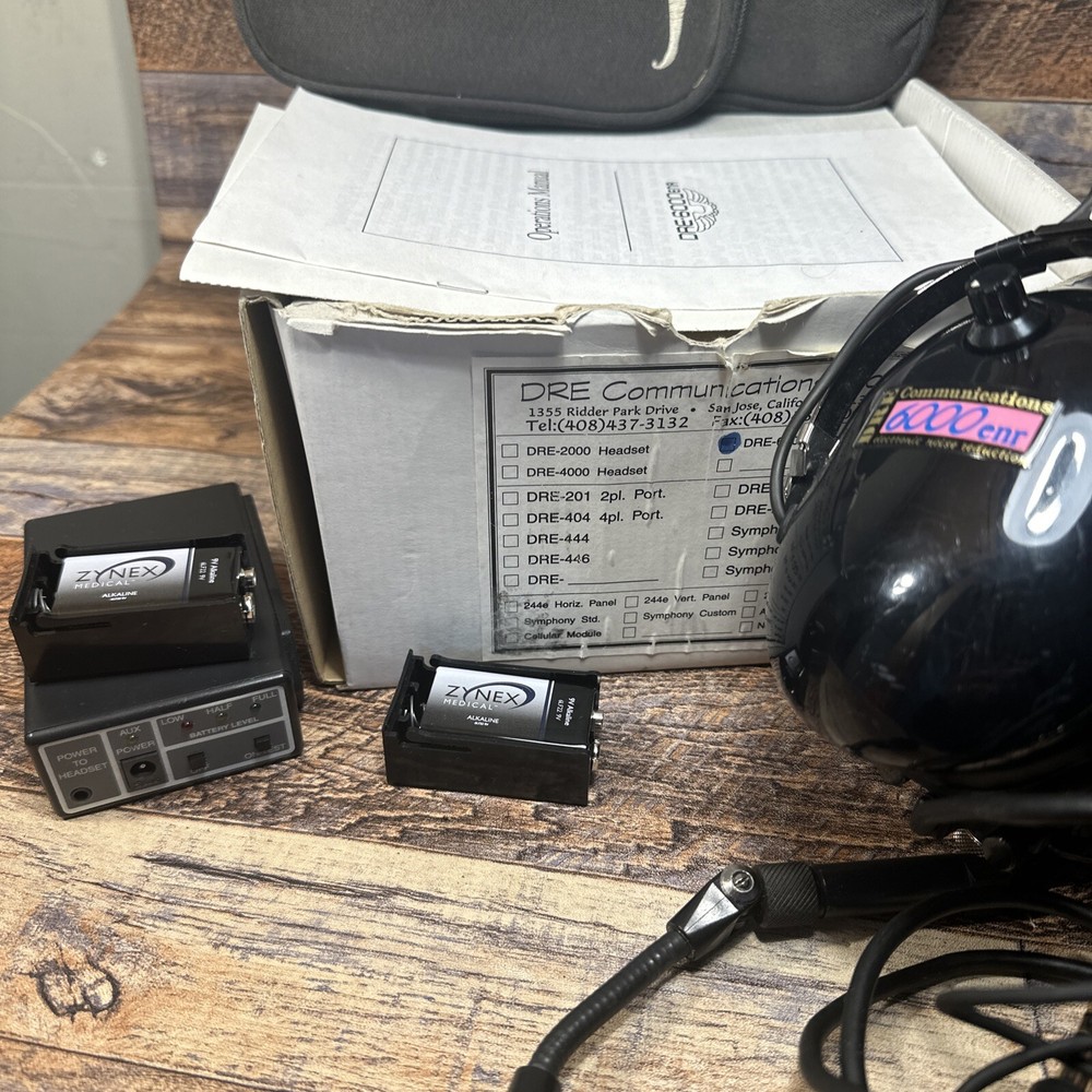 Aviation Headsets 6000 DRE Communication Co.