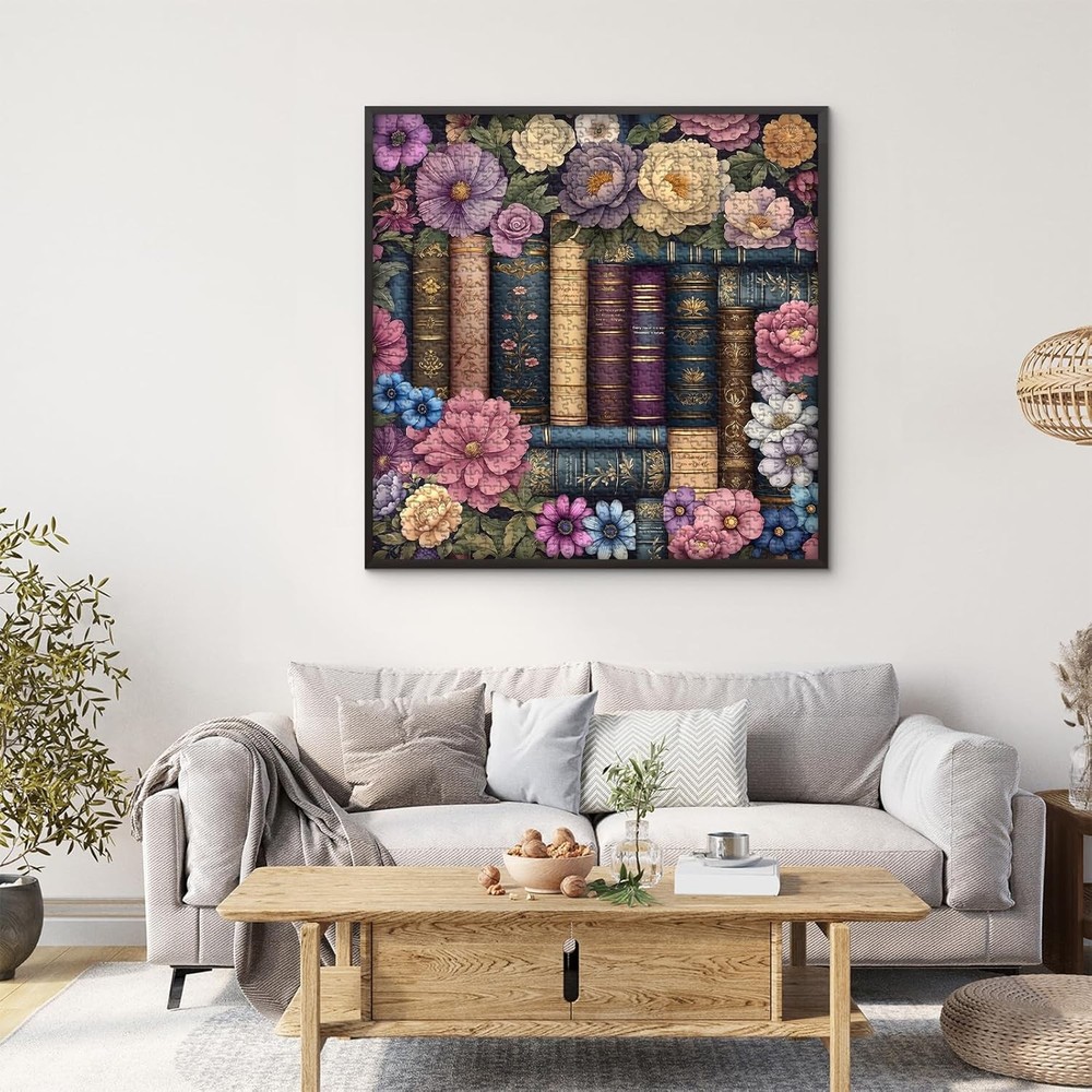 Cozy Library Aesthetic Puzzle