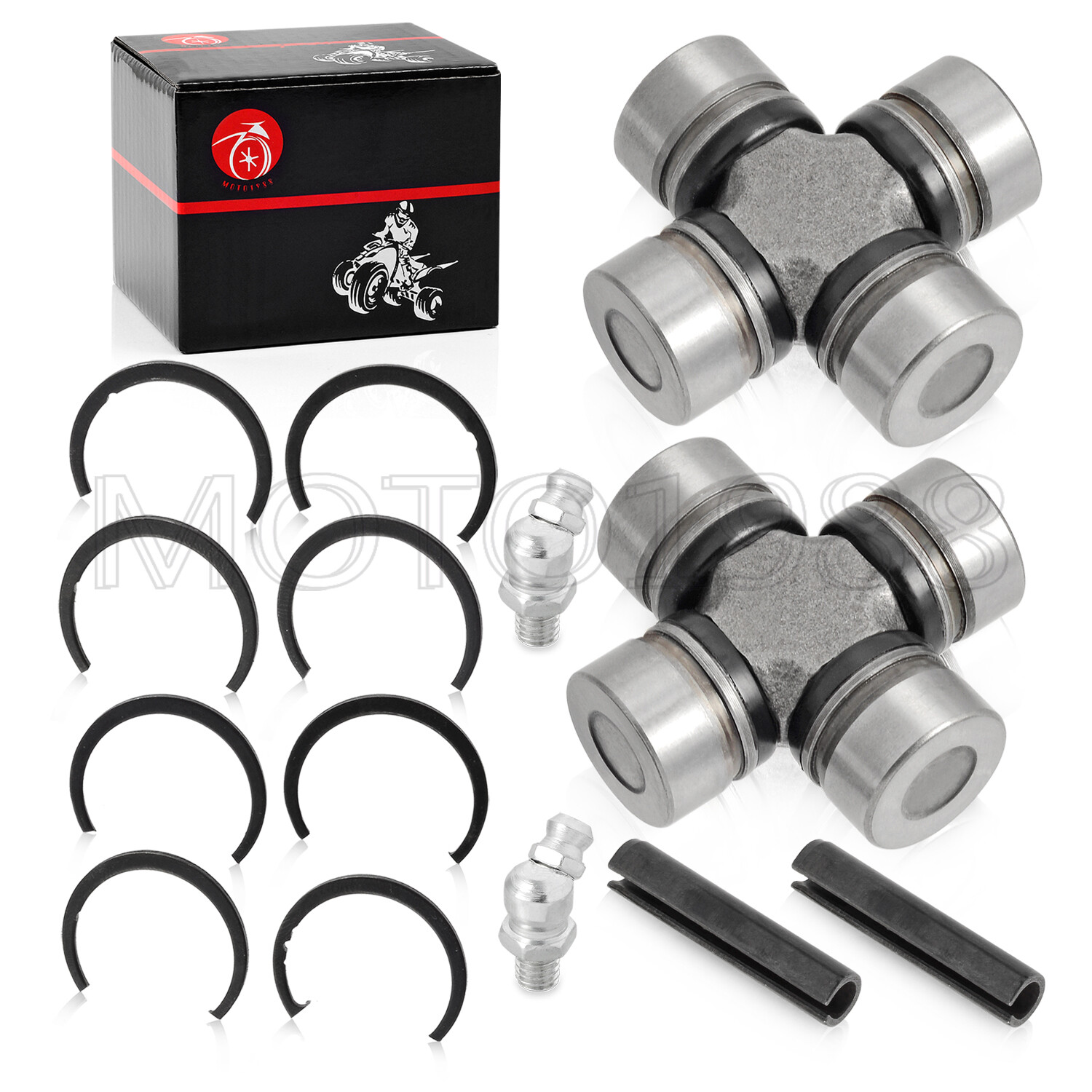 2x Front Rear driveshaft u-joint For Polaris RZR 570 800 S 900 1000 XP TRAIL S