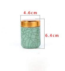 1 PCS The New Mini Celadon Tea Can Has Multi-Function Ceramic Seal Tea Canister
