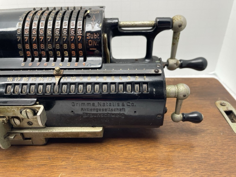 BRUNSVIGA MIDGET SYSTEM TRINKS CALCULATOR ADDING MACHINE 70062 GRIMMENATALIS