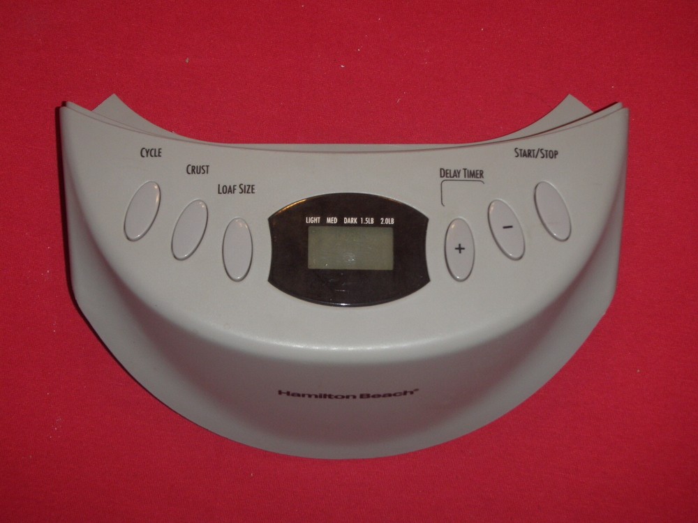 Hamilton Beach Bread Maker Machine Control Panel for Model 29881