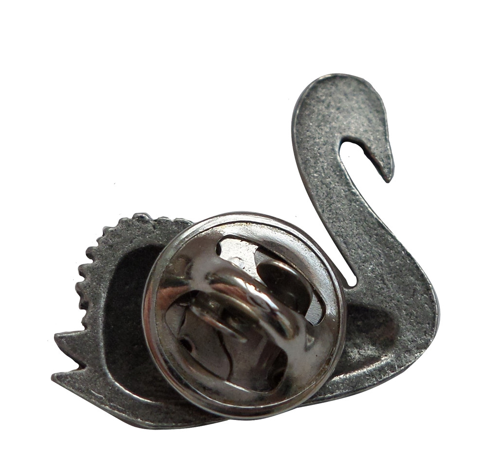 Swan Pewter Pin Badge
