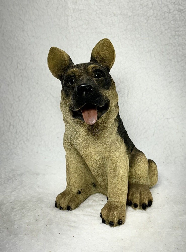 German Shepherd Poly Resin Dog Statue
