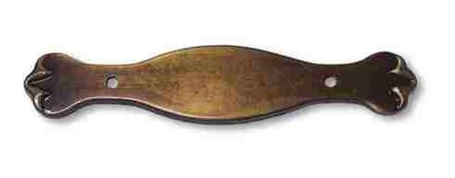 (12 Pack) (As-Is) Pull Backplate Antique Brass  5-1/2" Length