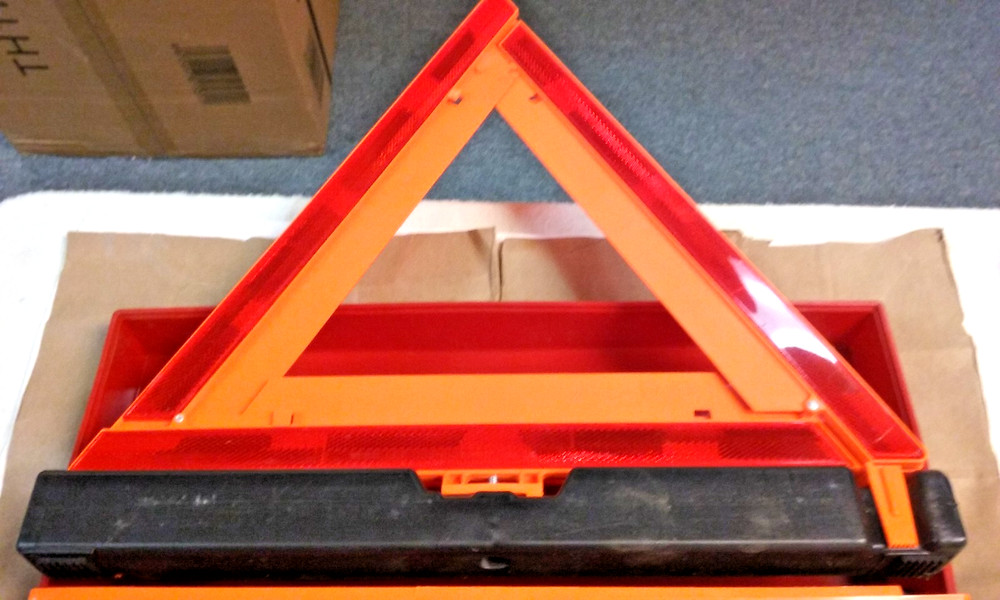 James King #1005 3 Triangles Warning Flare Kit with Case