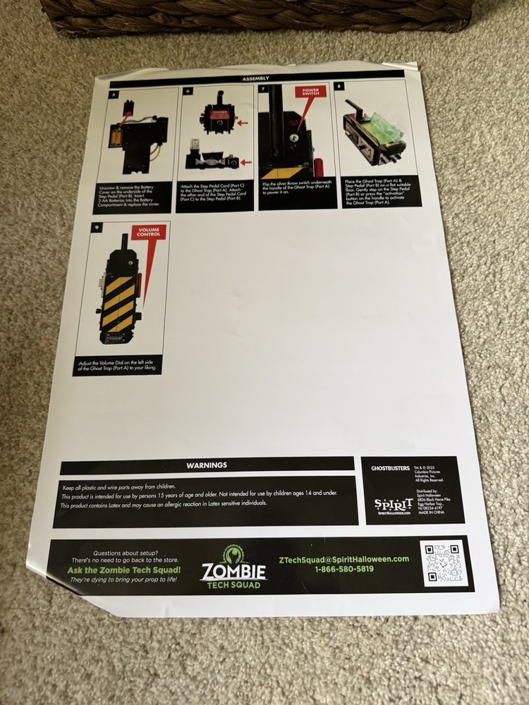 Ghostbusters Deluxe Ghost Trap ￼