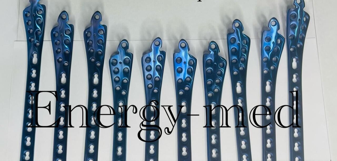 Medial Distal Tibia plate 3.5mm Titanium 5 to 9 Holes Lot of 10 pcs