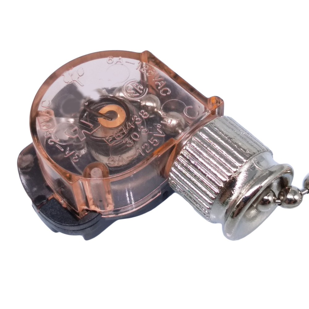 E87438 Switch ON OFF Ceiling Fan Light Lamp Pull Chain 2 Wires