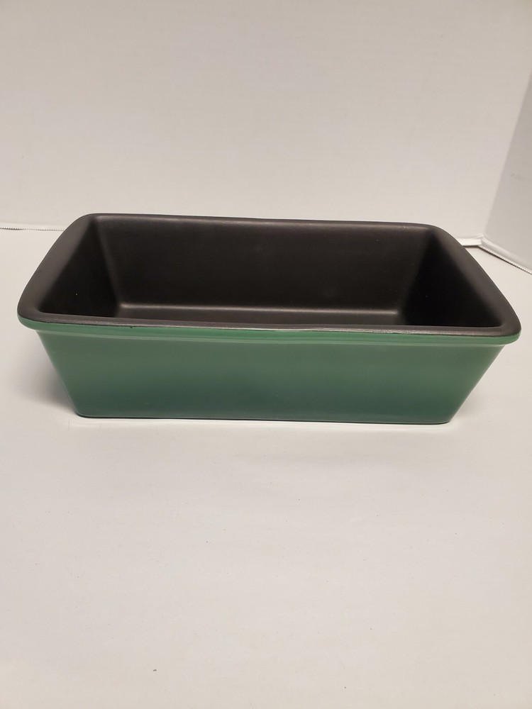 Stoneware Forest Green Loaf Pan Oversized