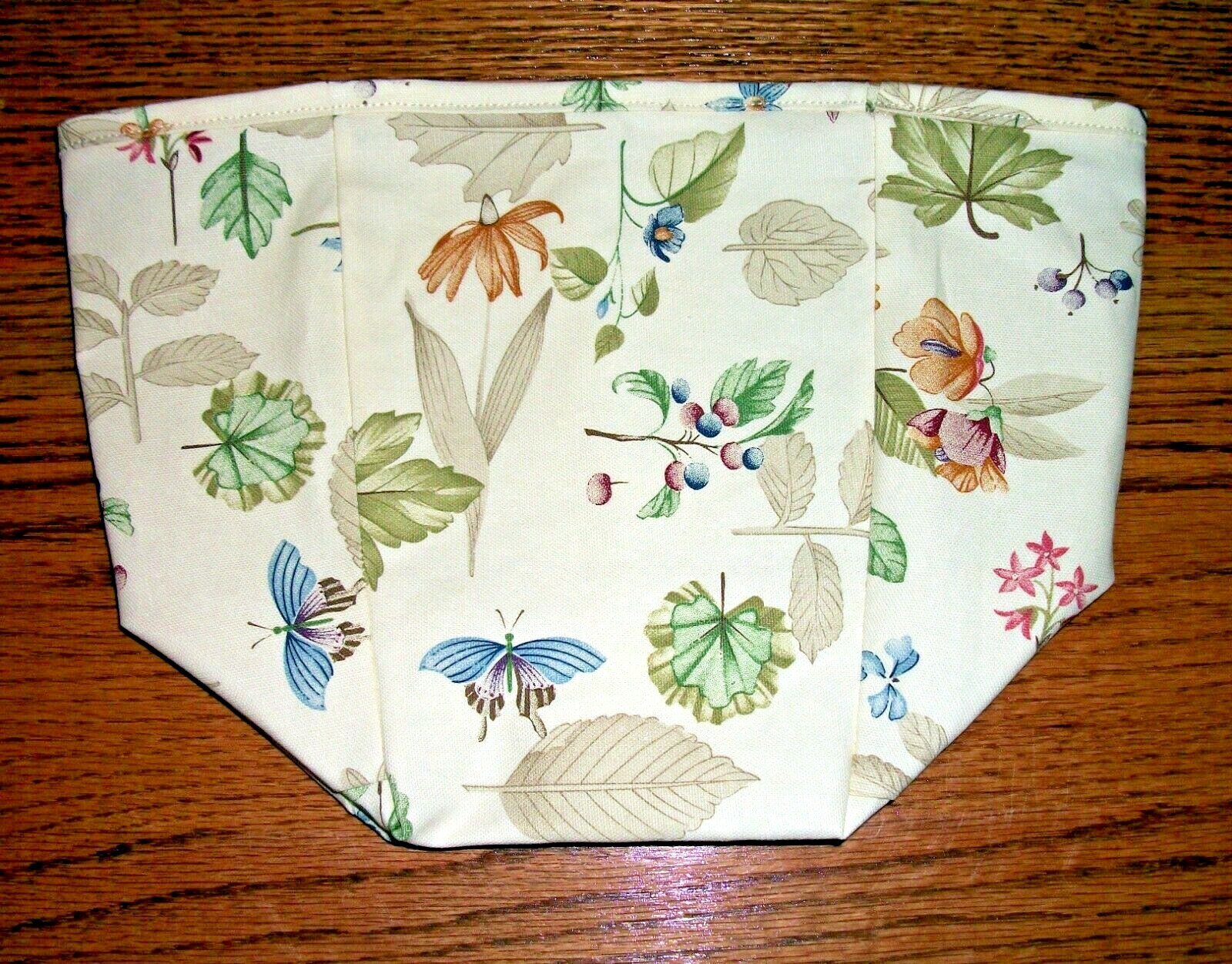 Crazy Good Tall Tissue Basket Liner from Longaberger Botanical Fields fabric!