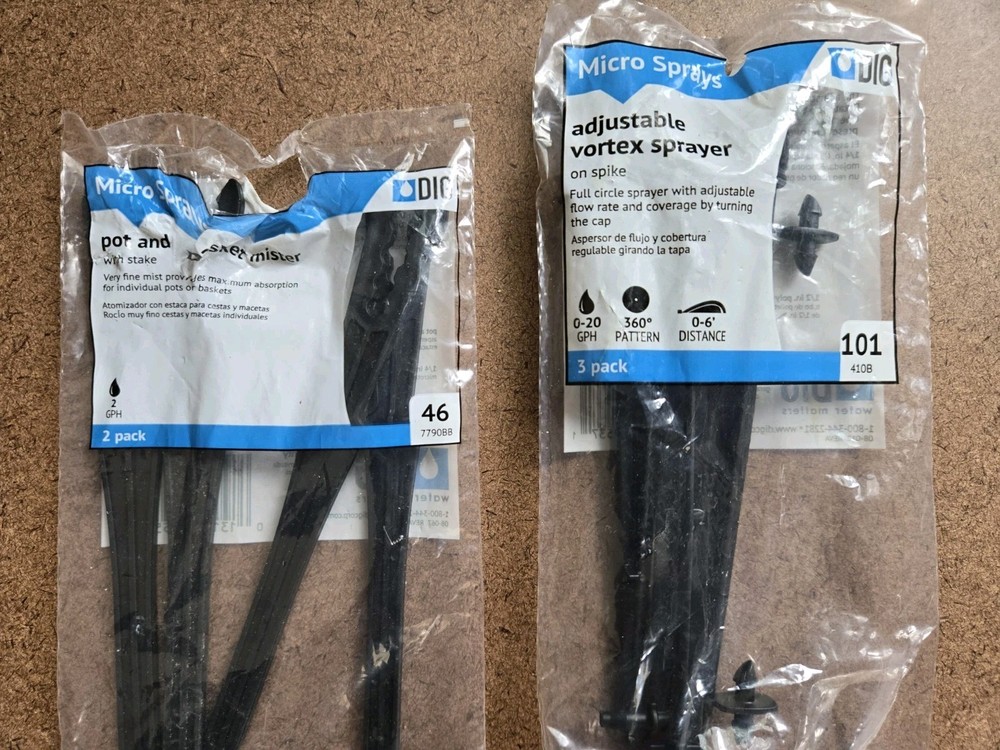 Dig Adjustable Vortex Sprayer Pack - Multiple Spikes - Ships Free