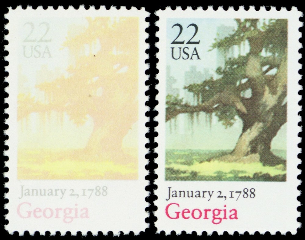 2339 Var, Mint NH 22¢ Odd Inking Error With Normal -*- Stuart Katz