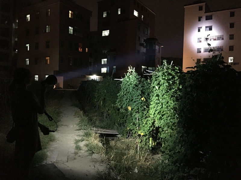 Powerful 12v Corded LED Handheld Spotlight Spot Light Hunting/Camping 5400LM 60W