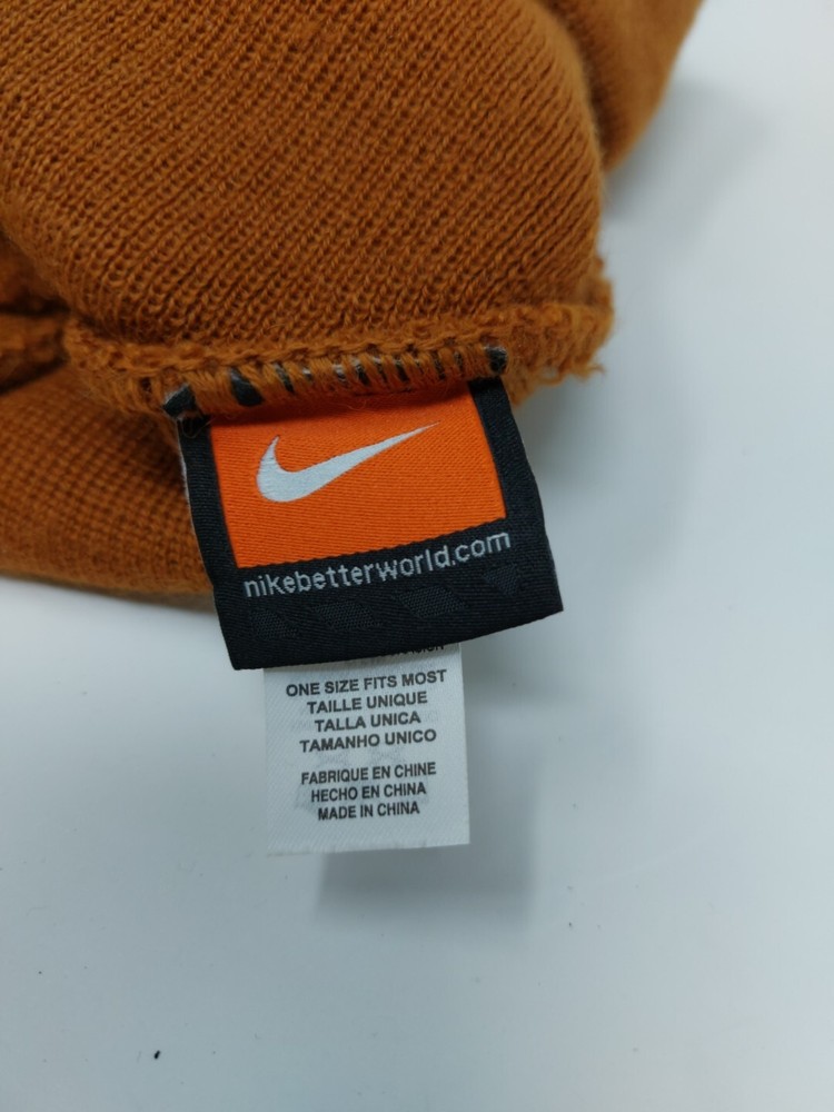 Nike Air Patch Logo Beanie Burnt Sienna Hat Cap