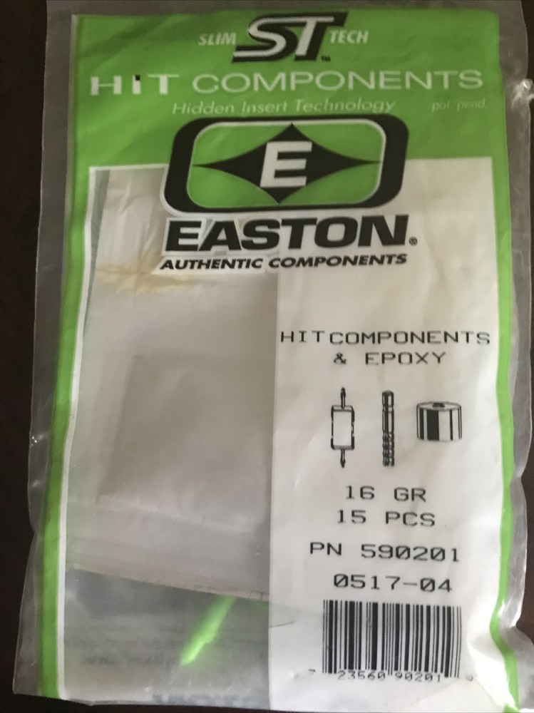 ST Hit Components Easton Authentic Components HIT Components Epoxy 16 GR 15 PCS