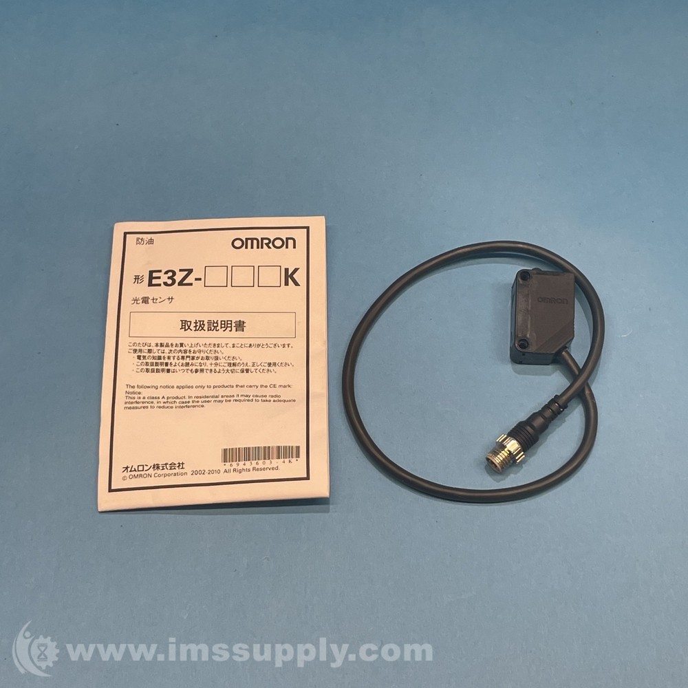 Omron E3Z-D62K-M3J Compact Photoelectric Sensor FNOB