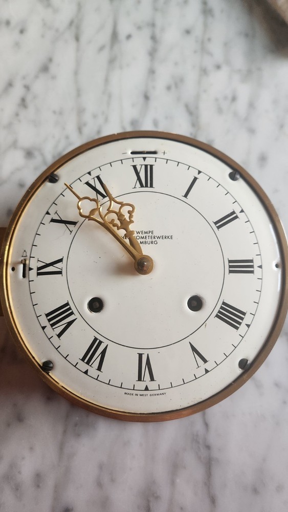 SHIP CLOCK Vintage WEMPE Chronometer