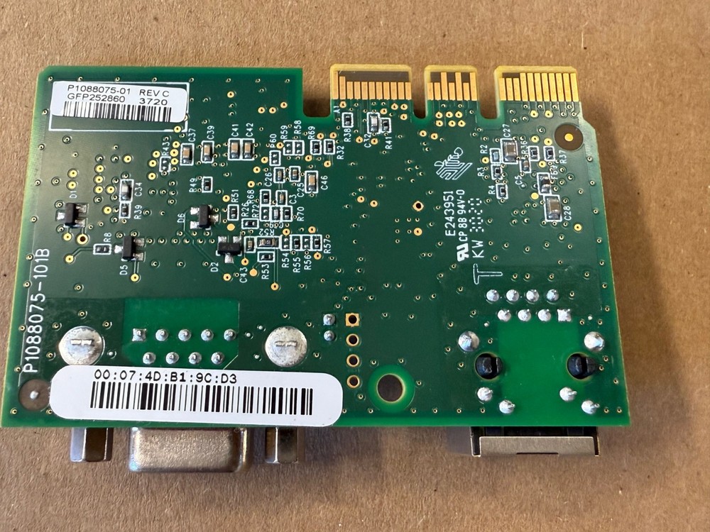 Zebra ZD620 Ethernet Network Interface Card Upgrade Kit Bezel Serial P1088075-01