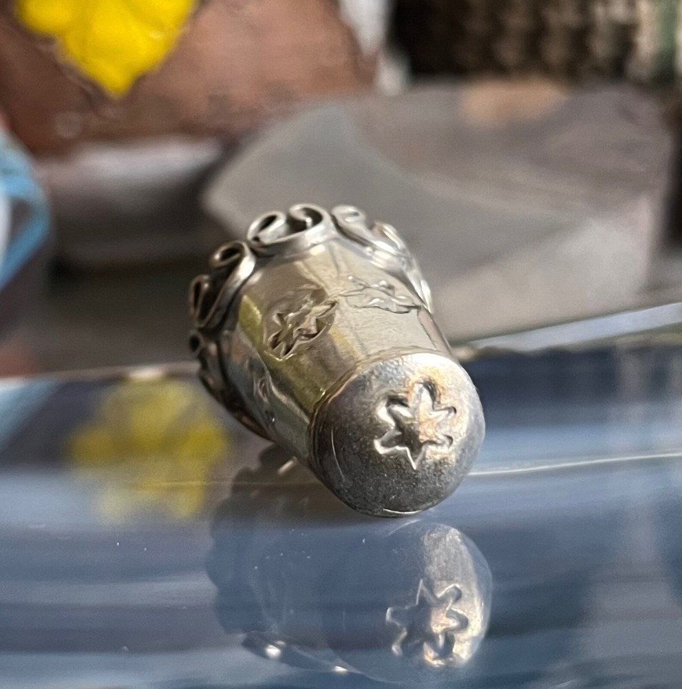 Vintage Mexican Sterling Silver Thimble