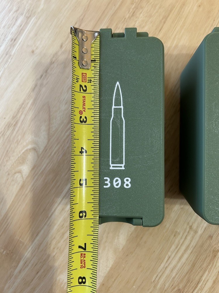 Set Of Two 308 Ammunition Boxes 50 Rounds Each