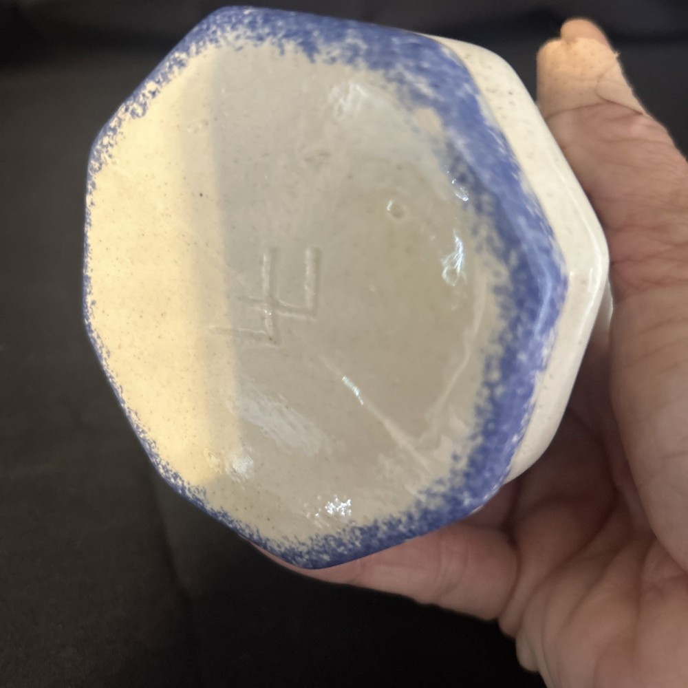 Antique Ironstone Spongeware