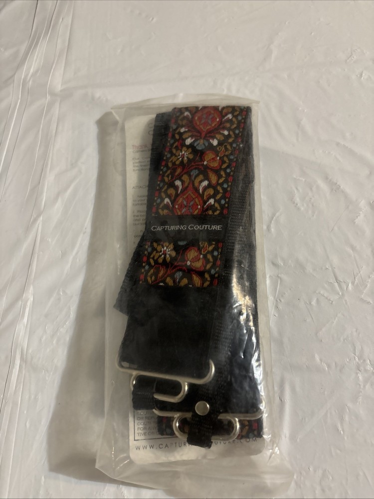 Capturing Couture Harmony Style 2'' Adjustable Camera Strap Vtg. New sealed