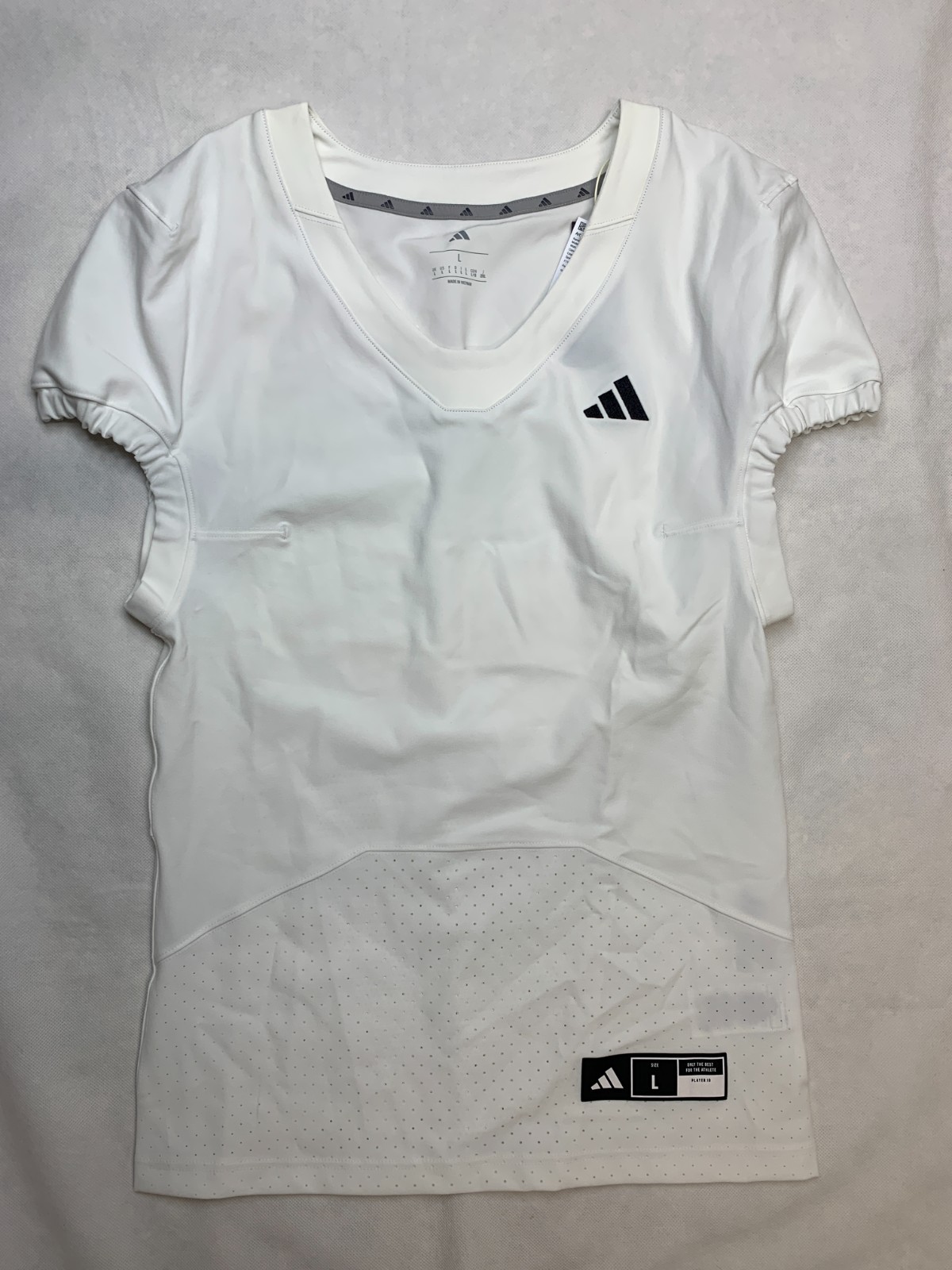 Adidas Adizero Impact Football Jersey Men's Large White JJ3208