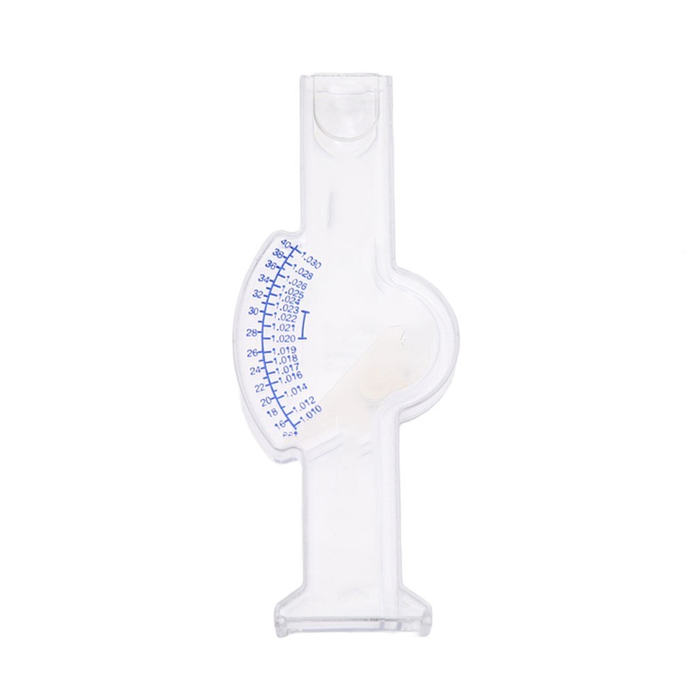 Saltwater Aquarium Salinity Tester Hydrometer with Easy to Read Swing Pointer