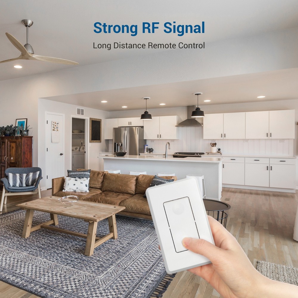 DEWENWILS Wireless Remote Control Wall Light Switch for Ceiling Lights 30M Range