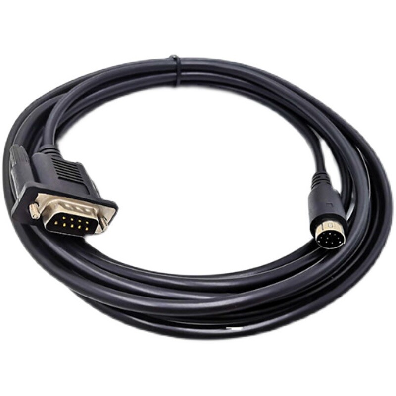 For Delta touch screen and PLC connection line DOP-DVP programming cable 5-meter