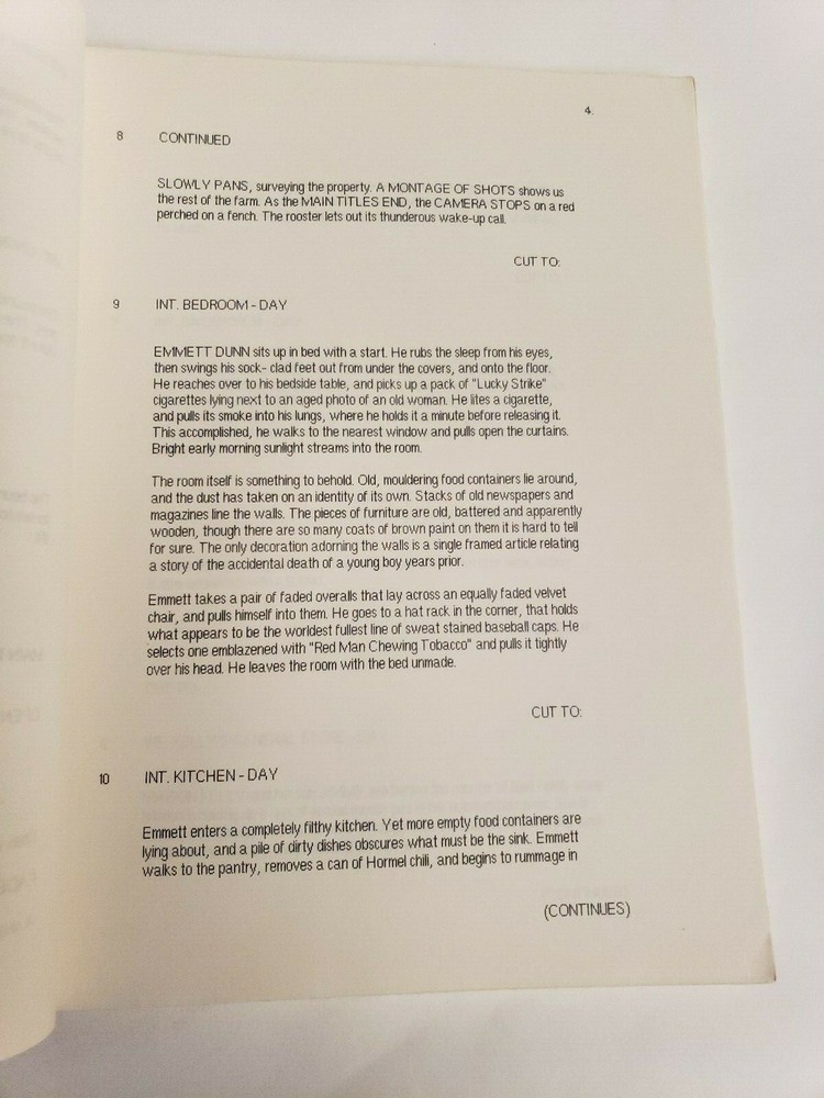 DEVIANT / Stephen Johnston 1990 Unproduced Movie Script Screenplay, 2nd Draft