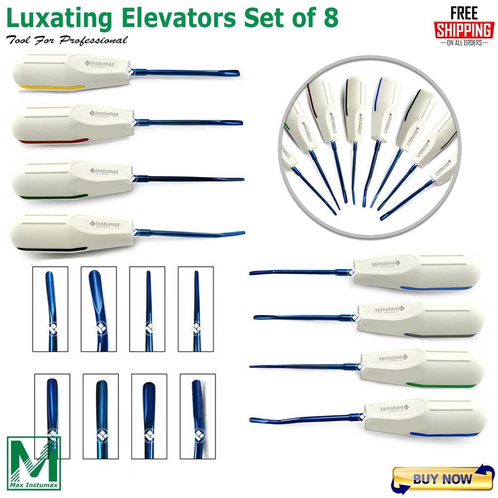Instumax Surgical Luxation Instruments Dental Tooth Extraction Root Elevators CE