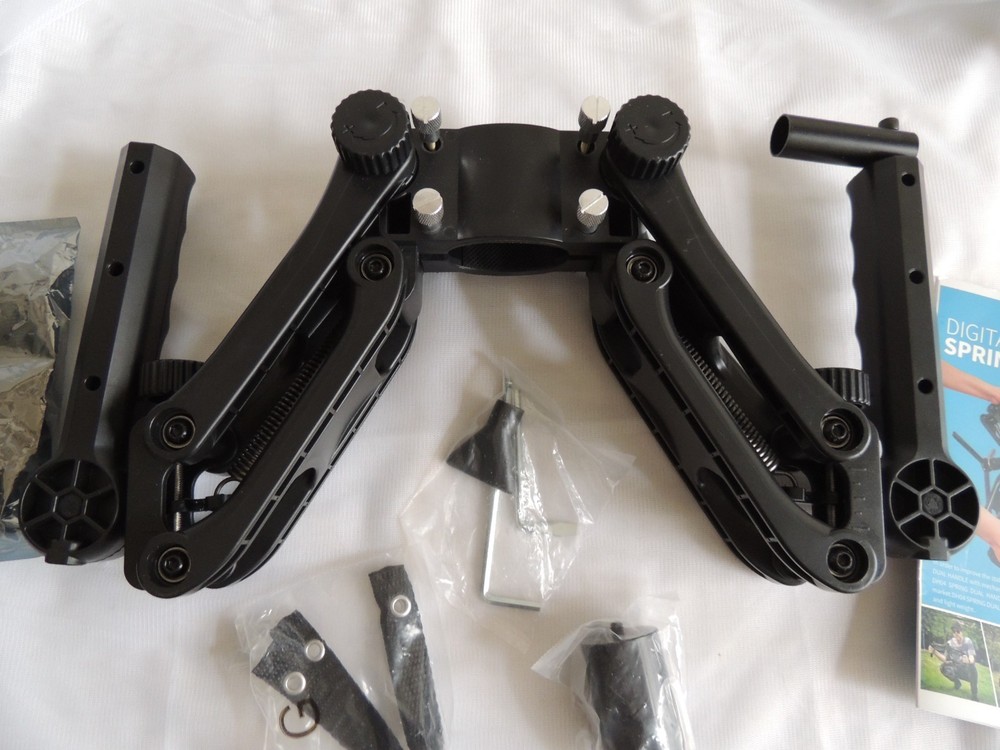 DIGITALFOTO DH04 Spring Dual Handle 30% Stability Improvement