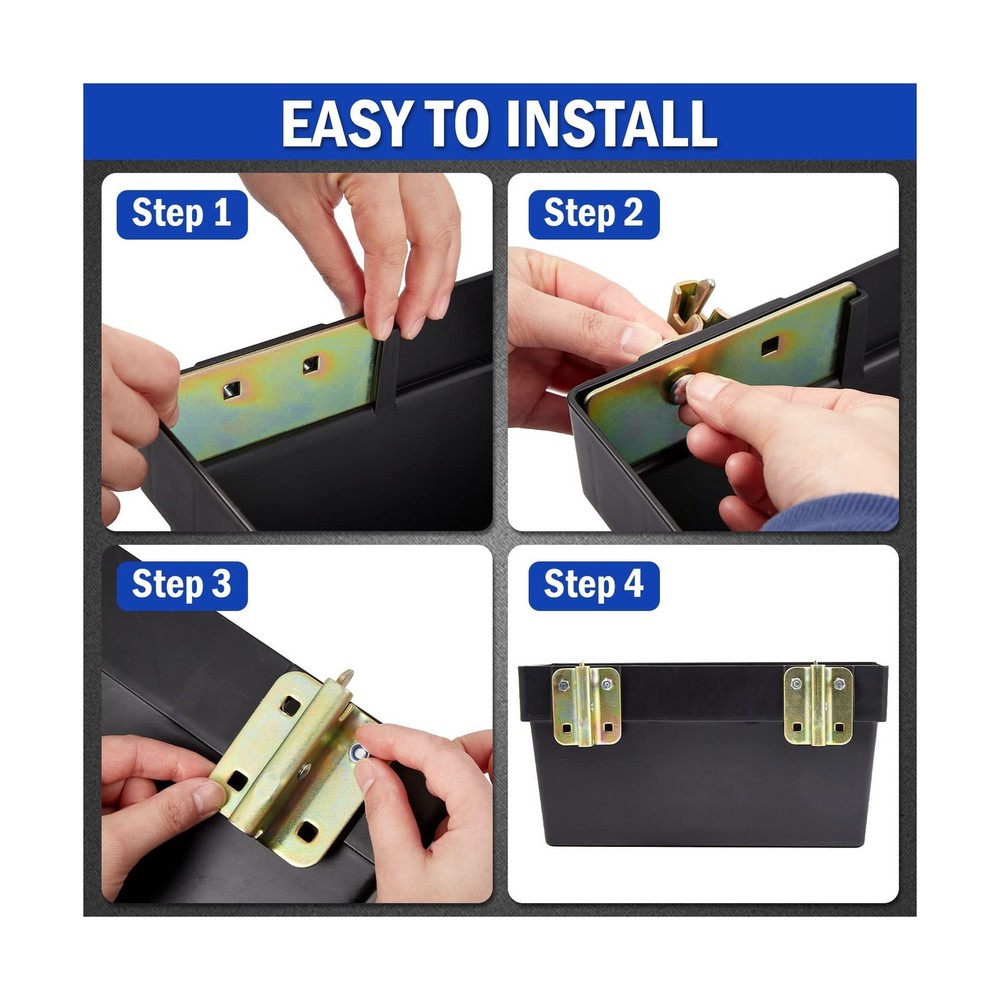 2 Pack E-Track Storage Bin for E-Track System E Track Accessories Storage Box...