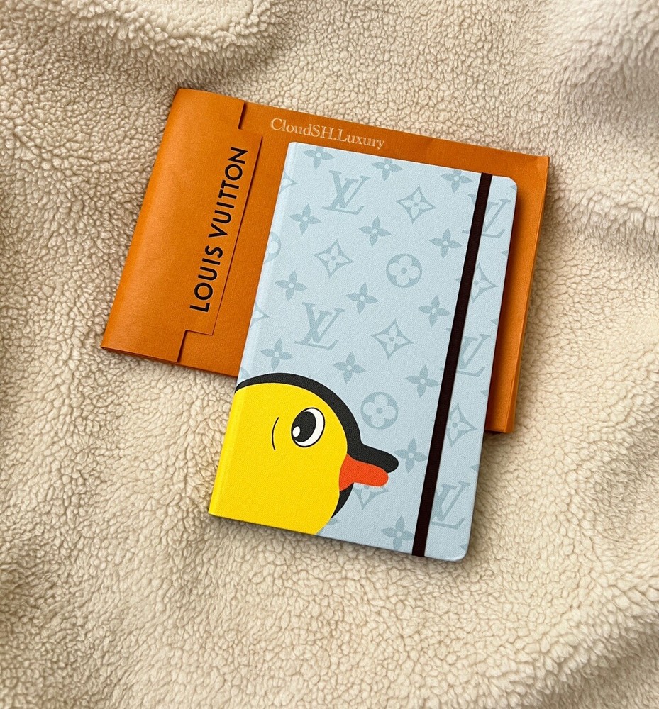 Auth Louis Vuitton Gl1119 Duck Jane Notebook MM - Kept Unused