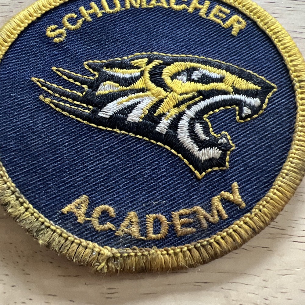 Vintage Schumacher Academy Patch Used