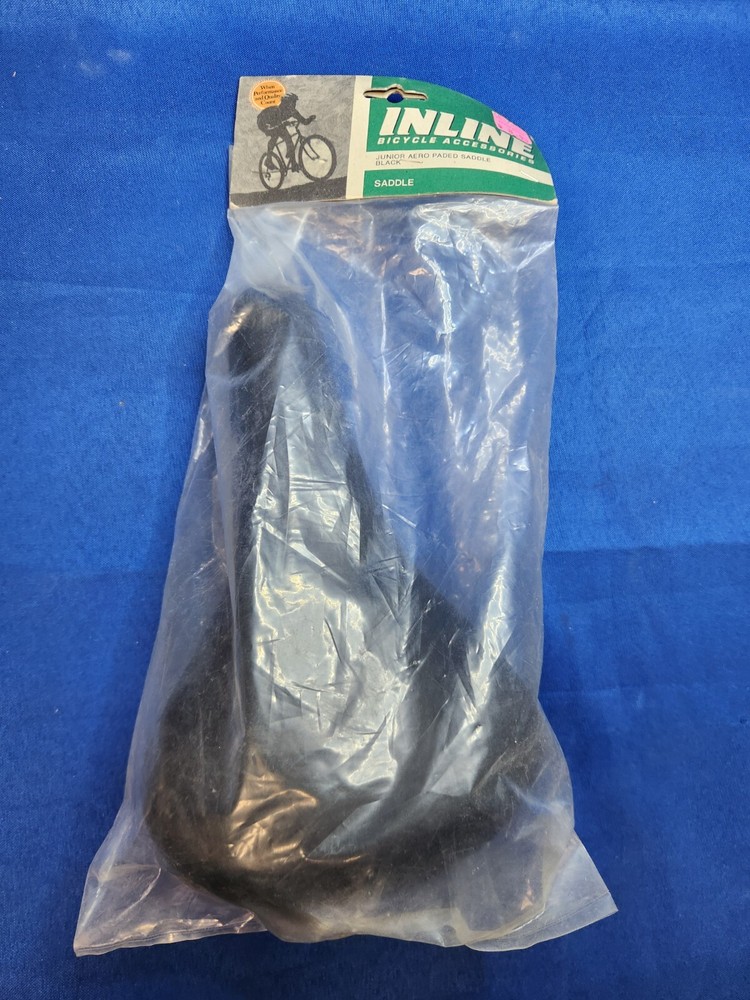 NOS INLINE Black Junior AERO Padded Saddle