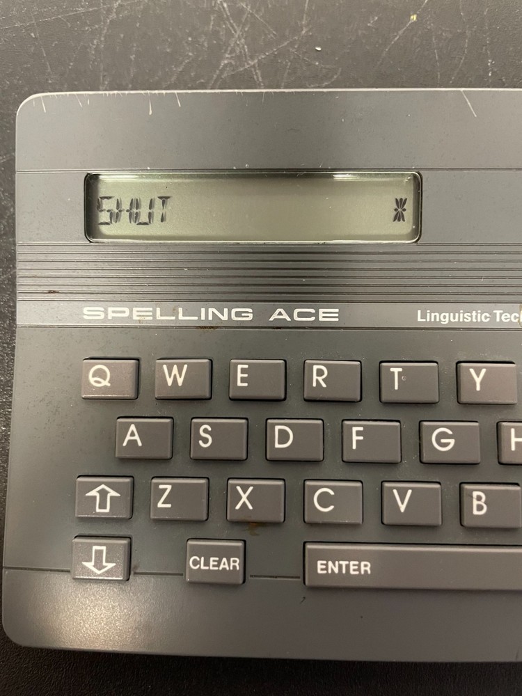 Franklin Computer Spelling Ace SA-98 Handheld Spell Checker Tested Working