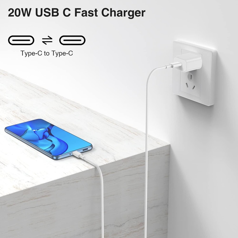 Upgrade Super Fast USB C Charger Universal Type C Cable Data SYNC for 15 Pro Max