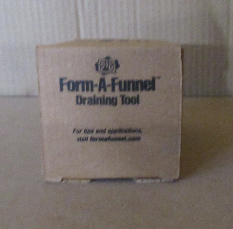 PIC 18611 FORM-A-FUNNEL DRAINING TOOL FUNNEL