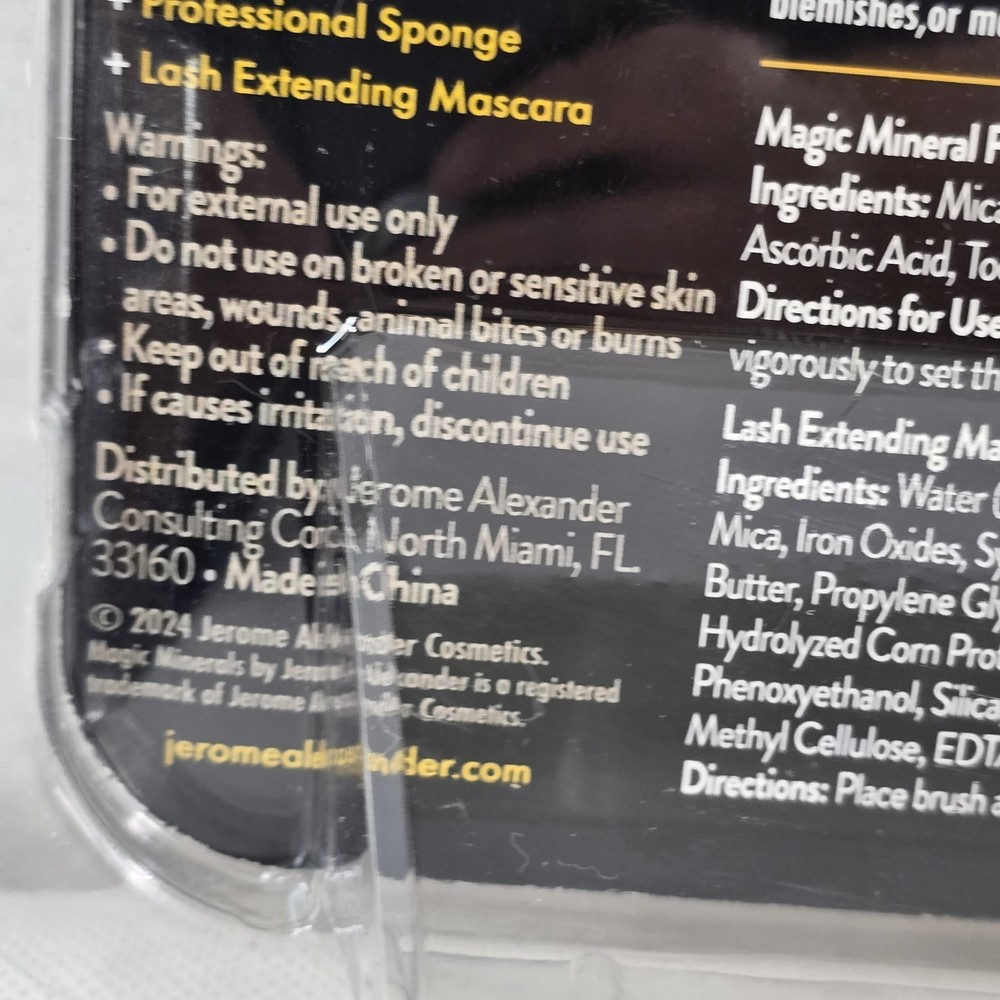 Jerome Alexander MagicMinerals Conceals & Covers Foundation & Mascara - Medium