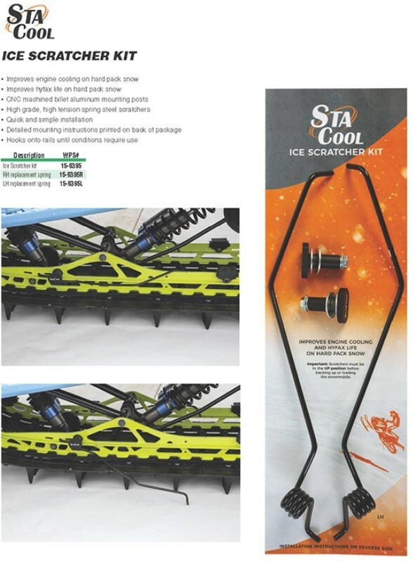 Stacool Snowmobile Right Hand Side Ice Scratcher, Replacement Spring Only, RH