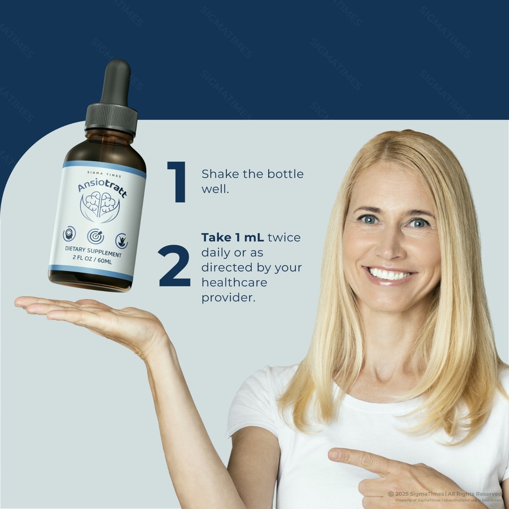 Ansiotratt Drops – Advanced Brain and Memory Supplement for Focus - 5 Pack