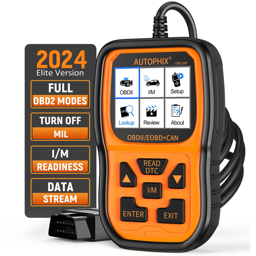 Autophix OM126P OBD2 Scanner Enhanced Vehicle Code Reader Auto Diagnostic Tool