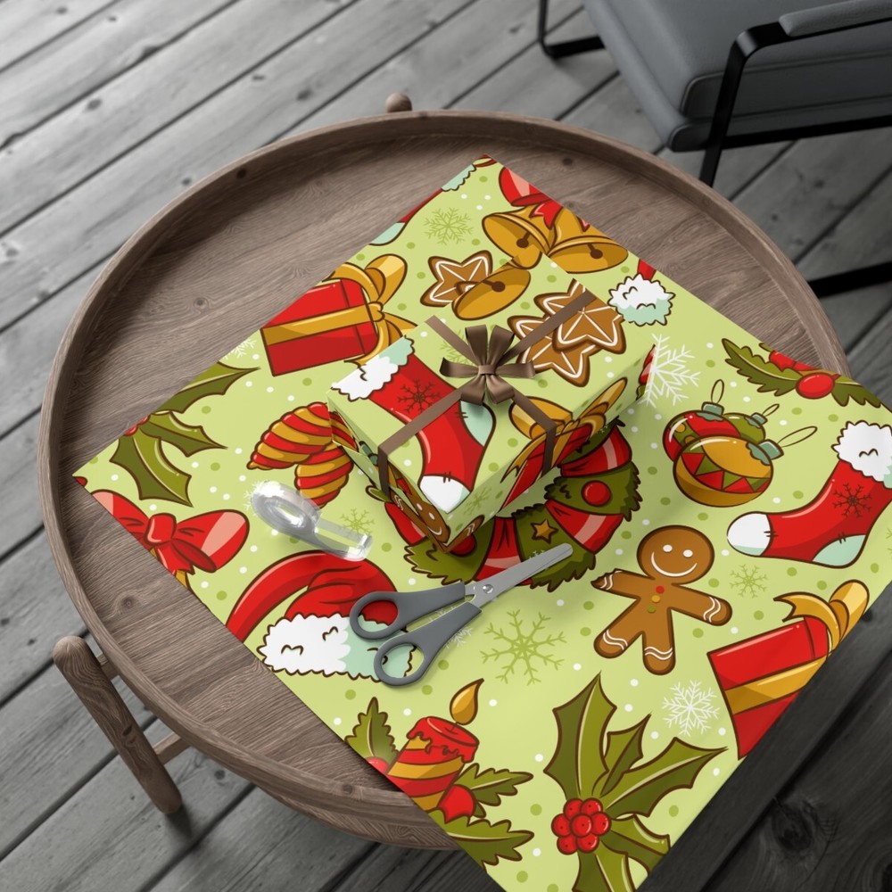 Wrap Papers - Retro Christmas Seamless Pattern