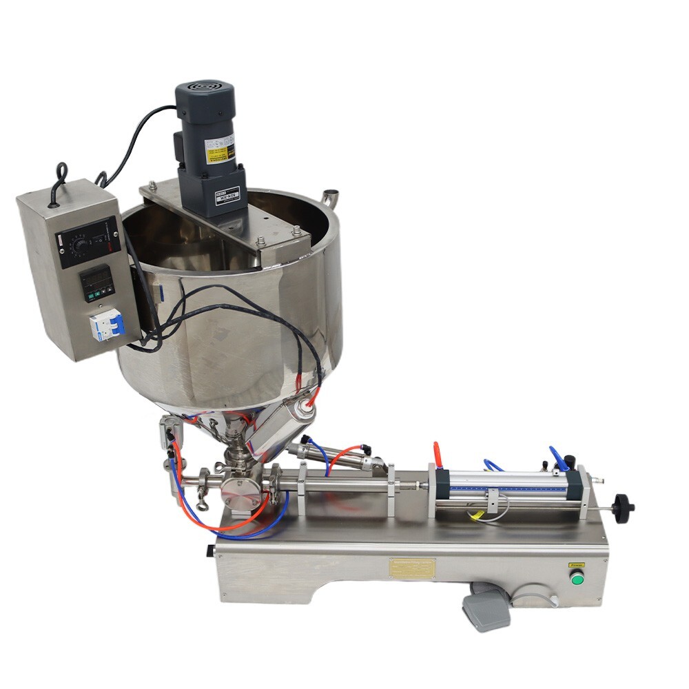 TECHTONGDA® Paste Liquid Filling Machine 10-100ml Mixing&Heating Function One