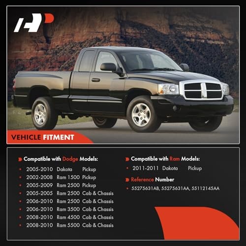 Upper Door Hinge Front Left Driver Side Compatible with Dodge Dakota 2005