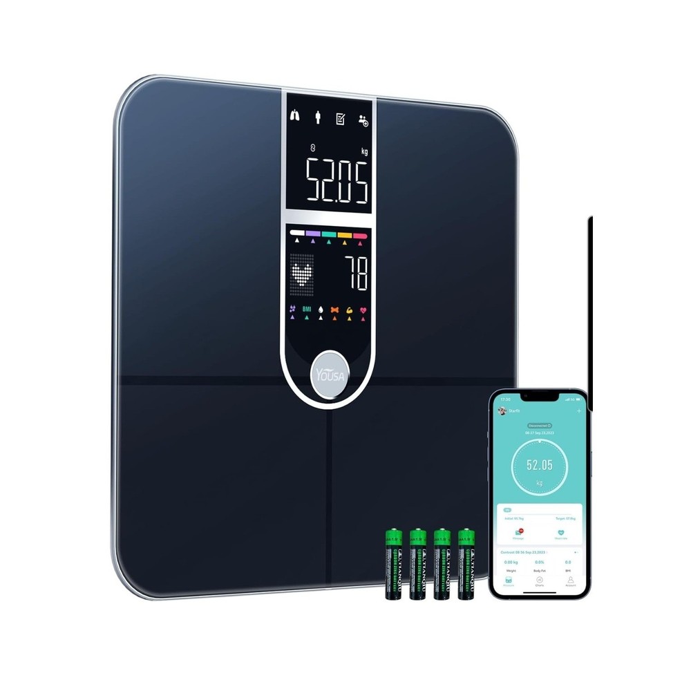 Bluetooth Body Fat Scale Digital Smart Bathroom Weight Scale Analyzer