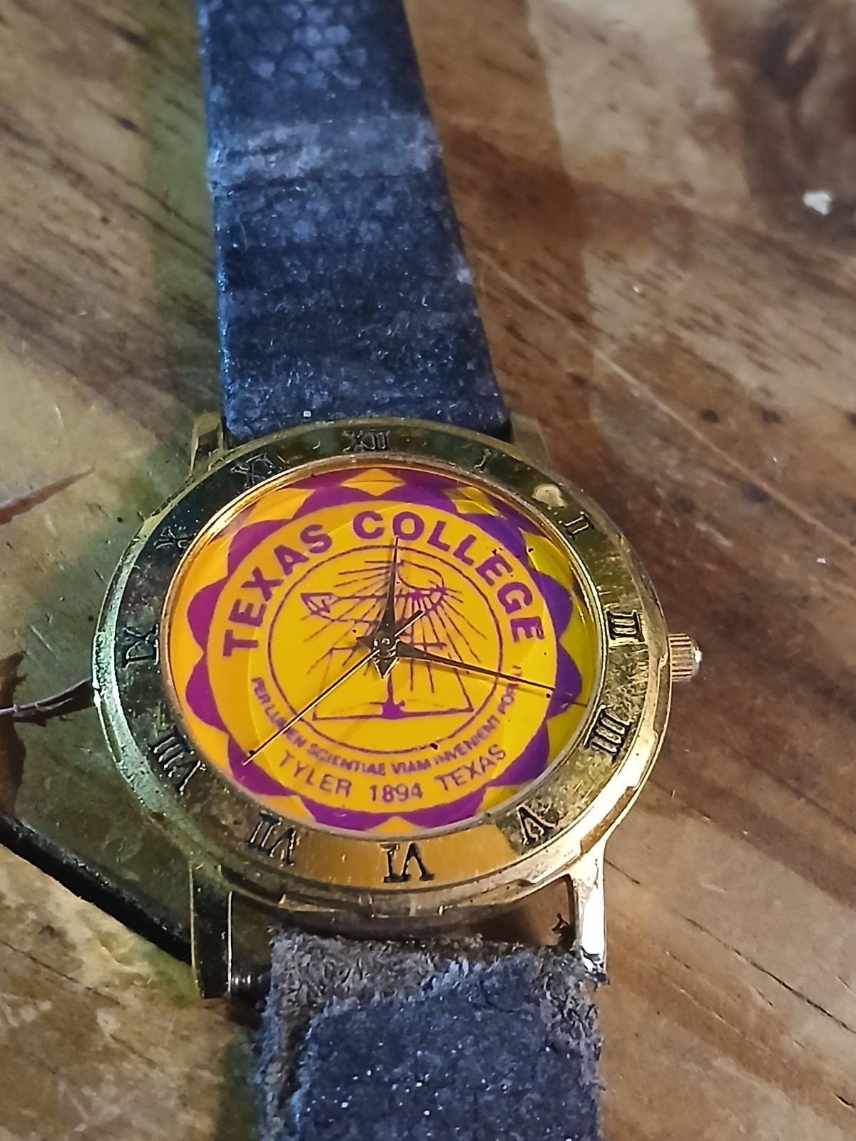 Antique African American* TEXAS COLLEGE WATCH* HBCU *TYLER TEXAS